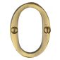 Heritage C1567 Antique Brass 51mm (2in) Numeral 0