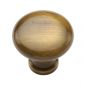Heritage C113 32mm Antique Brass Mushroom Knob