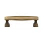 Heritage C0334 113mm Antique Brass Deco Cabinet Handle