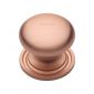 Heritage C2240 25mm Satin Rose Gold Cabinet Knob