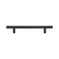 Matt Black T Bar Cabinet Handle 128mm