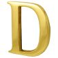 Heritage Brass Letter D 51mm