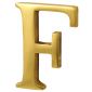 Heritage Brass Letter F 51mm