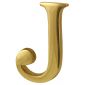 Heritage Brass Letter J 51mm