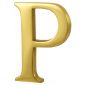 Heritage Brass Letter P 51mm