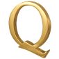 Heritage Brass Letter Q 51mm