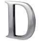 Heritage Chrome Letter D 51mm