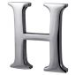 Heritage Chrome Letter H 51mm