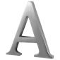 Heritage Satin Chrome Letter A 51mm