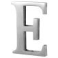 Heritage Satin Chrome Letter E 51mm