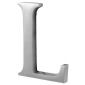 Heritage Satin Chrome Letter L 51mm