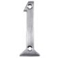 Satin Chrome Face Fix Numeral 1 51mm