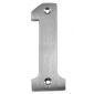 Satin Chrome Face Fix Numeral 1 75mm