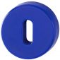 Coloured Nylon Key Escutcheon In Pairs Cobalt Blue RAL5002