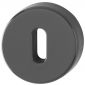 Coloured Nylon Key Escutcheon In Pairs Anthracite Grey RAL7016