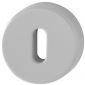 Coloured Nylon Key Escutcheon In Pairs Dove Grey RAL7506