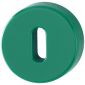 Coloured Nylon Key Escutcheon In Pairs Viridian Green RAL6016