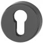 Coloured Nylon Euro Escutcheon In Pairs Anthracite Grey RAL7016