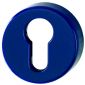 Coloured Nylon Euro Escutcheon In Pairs Midnight Blue RAL5003