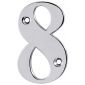 Hoppe Chrome Numeral 8 79mm