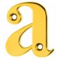 Hoppe Brass Letter A