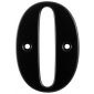 Hoppe Black Door Numeral 0 79mm