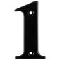 Hoppe Black Door Numeral 1 79mm