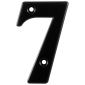 Hoppe Black Door Numeral 7 79mm