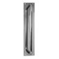 Polished Stainless 300x19mm Handle on 350mm Plate
