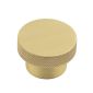 Hoxton Wenlock Satin Brass Cupboard Knob 40mm HOX140SB