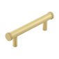 Hoxton Wenlock Satin Brass Cabinet Handle 96mm HOX150SB