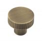 Hoxton Thaxted Antique Brass Cupboard Knob 30mm HOX230AB
