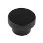 Hoxton Thaxted Matt Black Cupboard Knob 40mm HOX240MB