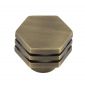 Hoxton Nile Antique Brass Cupboard Knob 30mm HOX330AB