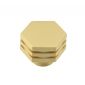 Hoxton Nile Satin Brass Cupboard Knob 30mm HOX330SB