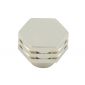 Hoxton Nile Polished Nickel Cupboard Knob 30mm HOX330PN