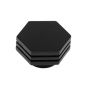 Hoxton Nile Matt Black Cupboard Knob 40mm HOX340MB