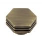 Hoxton Nile Antique Brass Cupboard Knob 40mm HOX340AB