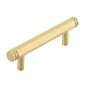 Hoxton Nile Satin Brass 96mm Cabinet Handle HOX350SB