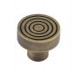 Hoxton Murray Antique Brass Cabinet Knob 30mm HOX1130AB