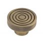 Hoxton Murray Antique Brass Cabinet Knob 40mm HOX1140AB