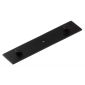 Fanshaw Knob Back Plate Matt Black 140x30mm HOX5090MB