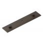 Fanshaw Knob Back Plate Dark Bronze 140x30mm HOX5090DB