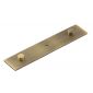 Fanshaw Knob Back Plate Antique Brass 140x30mm HOX5090AB