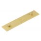 Fanshaw Knob Back Plate Satin Brass 140x30mm HOX5090SB