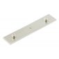 Fanshaw Knob Back Plate Satin Nickel 140x30mm HOX5090SN