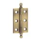 Hoxton Antique Brass Finial Hinge 50x35mm HOX800AB