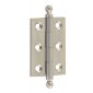 Hoxton Satin Nickel Finial Hinge 50x35mm HOX800SN