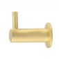 Vestry Satin Brass Cupboard Hook 37mm HOX665SB