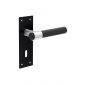 Nero JMB101 Matt Black Lock Door Handles